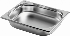 Edelstahl-Behälterpfanne GN 1/2 65 mm Buffet-Lebensmittelpfanne